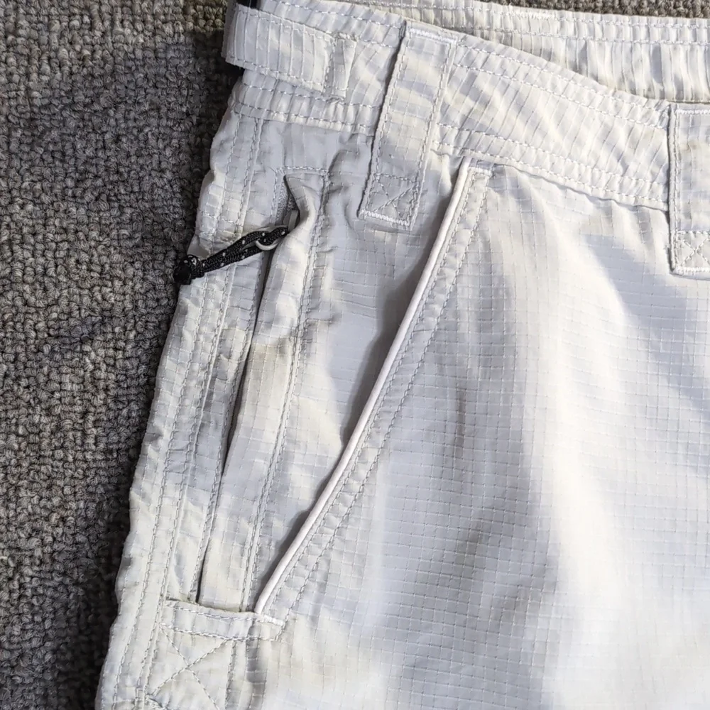 RailRiders Bitter End Ripstop Nylon Adventure Shorts Size 38 in Granite Gray